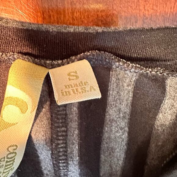 Comfy USA Maxi Dress SM V Neck Jersey Knit Balloon Asymmetric Draped Lagenlook - Picture 7 of 9